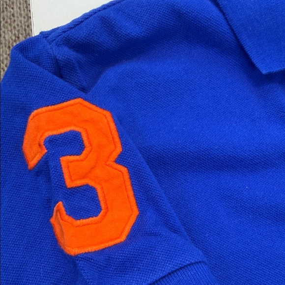 Polo by‎ Ralph Lauren Kids Royal Blue Polo with Orange Accents - Picture 4 of 7
